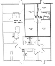 4011 N Fresno St, Fresno, CA à louer Plan d’étage– Image 2 sur 2