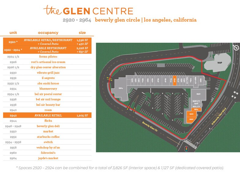 2920-2964 N Beverly Glen Cir, Los Angeles, CA à louer - Plan de site – Image 3 sur 7