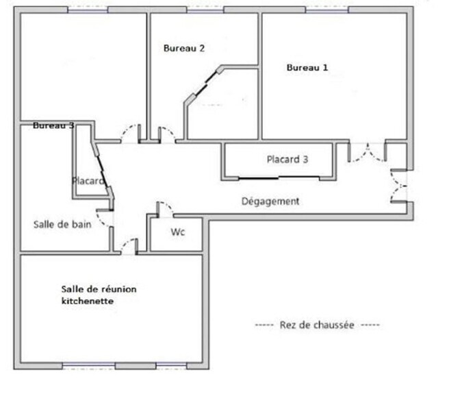 Bureau dans Lyon à vendre - Plan d’étage – Image 2 sur 6