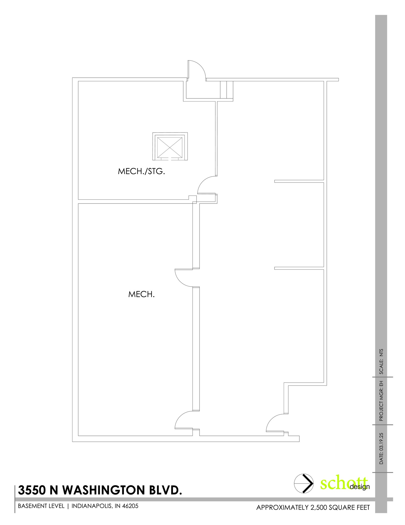 3550 N Washington Blvd, Indianapolis, IN à louer Plan de site– Image 1 sur 1