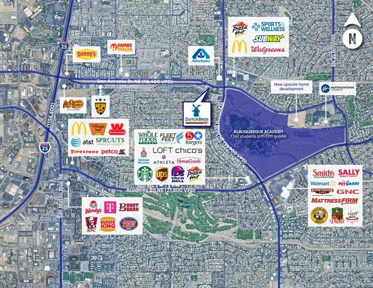 7330 San Antonio Dr NE, Albuquerque, NM à vendre - Plan de site – Image 3 sur 3