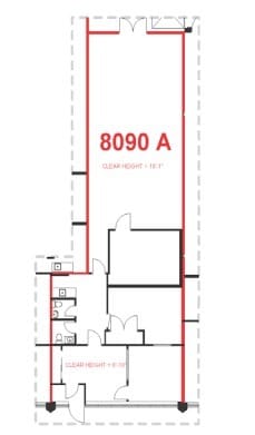 8072-8120 Rte Transcanadienne, Montréal, QC à louer Plan d’étage– Image 1 sur 1