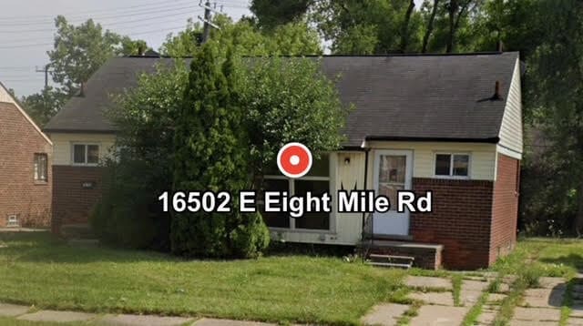 16502 E 8 Mile Rd, Detroit, MI à vendre - Photo principale – Image 1 sur 1