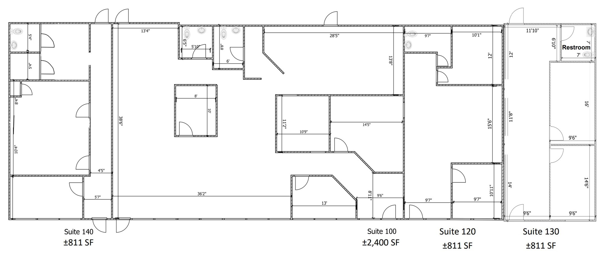 1340 S Main St, Grapevine, TX à louer Plan d’étage– Image 1 sur 1