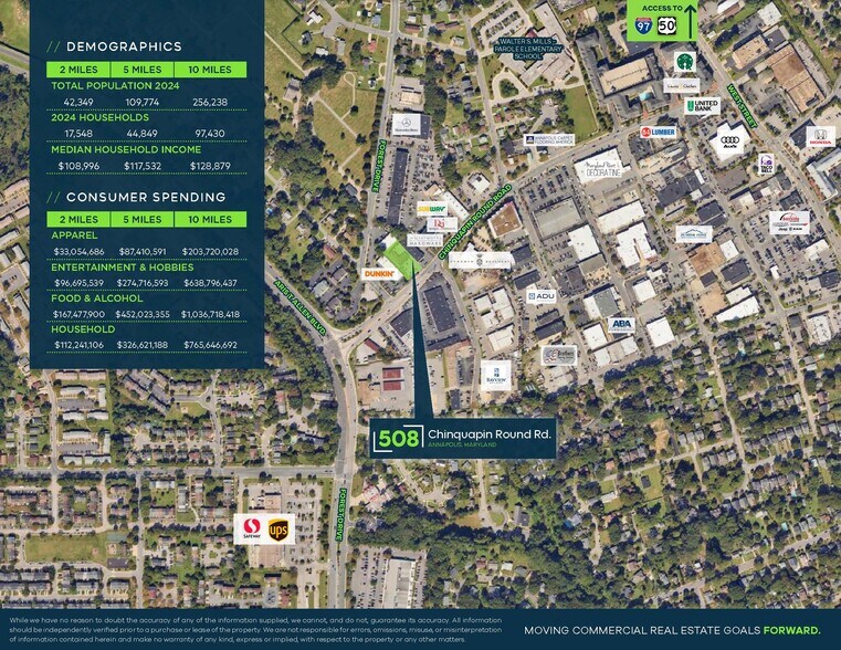 508 Chinquapin Round Rd, Annapolis, MD à louer - Photo de l’immeuble – Image 2 sur 10