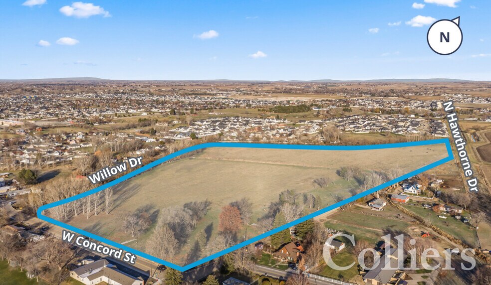 0 N Hawthorne Ave & W Concord, Middleton, ID à vendre - Photo de l’immeuble – Image 2 sur 3