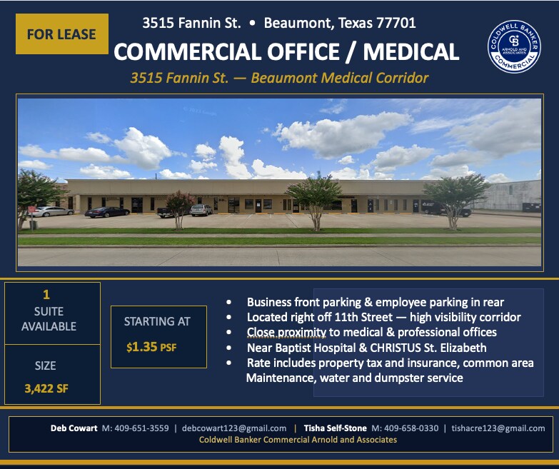 3515 Fannin St, Beaumont, TX à louer Photo de l’immeuble– Image 1 sur 5
