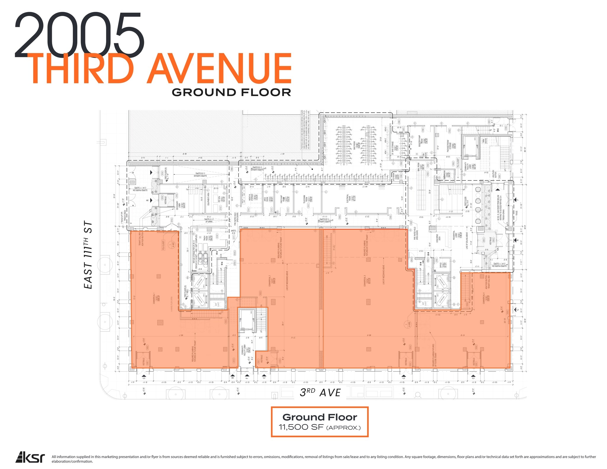 2005 3rd Ave, New York, NY à louer Plan de site– Image 1 sur 5