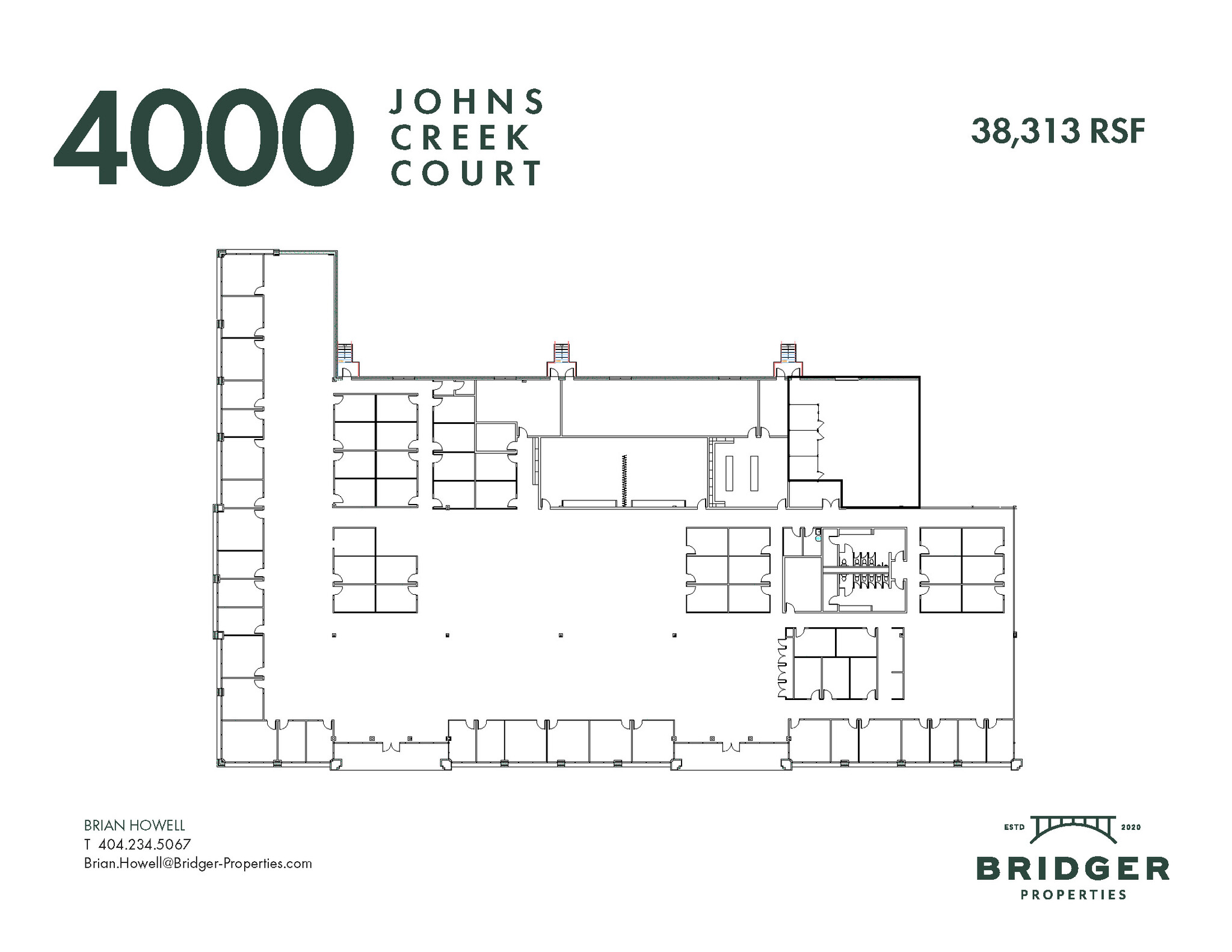 4000 Johns Creek Ct, Suwanee, GA à louer Plan d’étage– Image 1 sur 3