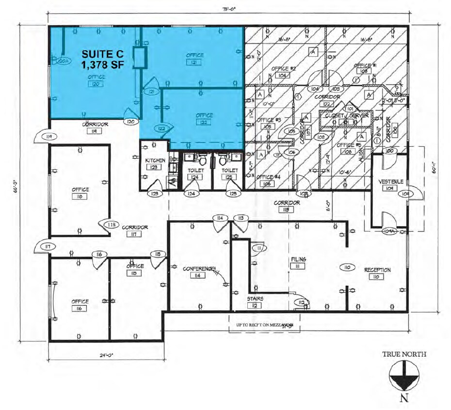 21620-21628 Midland Dr, Shawnee, KS à louer Plan d’étage– Image 1 sur 1