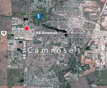 4879 68th St, Camrose, AB à louer - Aérien – Image 2 sur 2