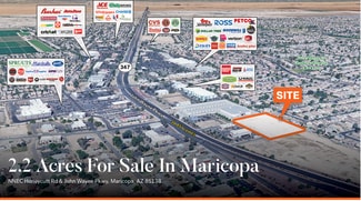Plus de détails pour NNEC Honeycutt Rd & John Wayne Pky, Maricopa, AZ - Terrain à vendre