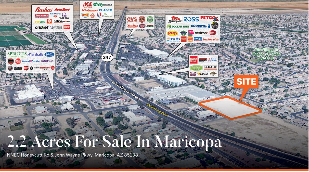 NNEC Honeycutt Rd & John Wayne Pky, Maricopa, AZ à vendre Photo principale– Image 1 sur 4
