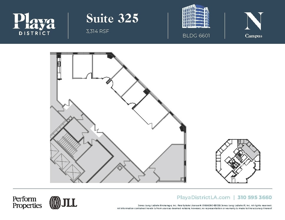 6100 Center Dr, Los Angeles, CA à louer Plan d’étage– Image 1 sur 1