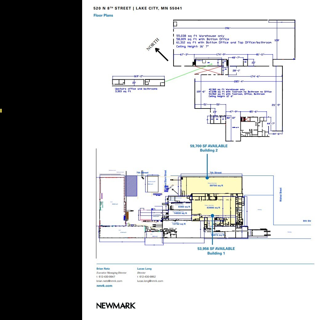 520 N 8th St, Lake City, MN à louer Plan d’étage– Image 1 sur 1