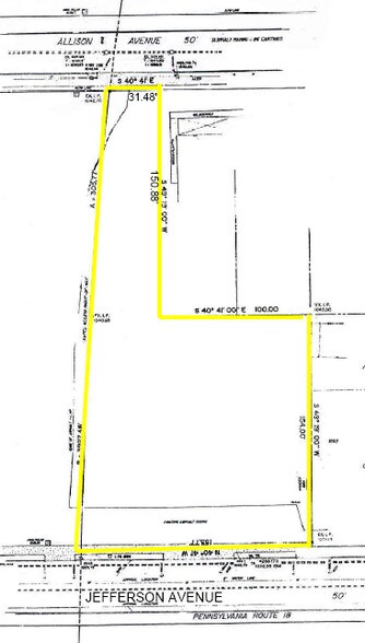 940 Jefferson Ave, Washington, PA à vendre - Plan cadastral – Image 2 sur 16