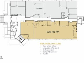 1850 Soscol Ave, Napa, CA à louer Plan d’étage– Image 1 sur 1