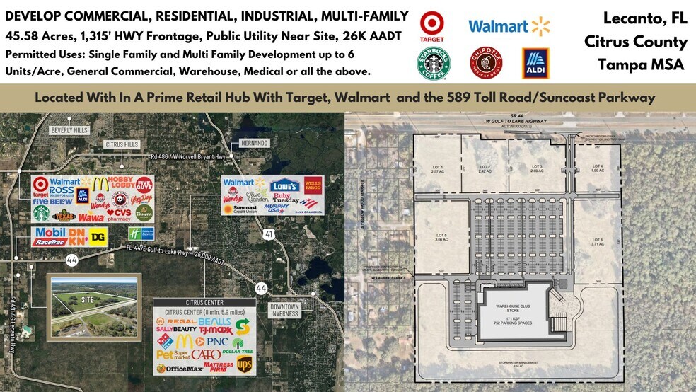 2630 W Gulf To Lake Hwy, Lecanto, FL à vendre - Photo de l’immeuble – Image 1 sur 18