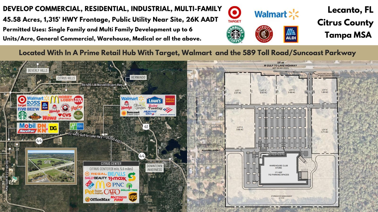 2630 W Gulf To Lake Hwy, Lecanto, FL à vendre Photo de l’immeuble– Image 1 sur 19