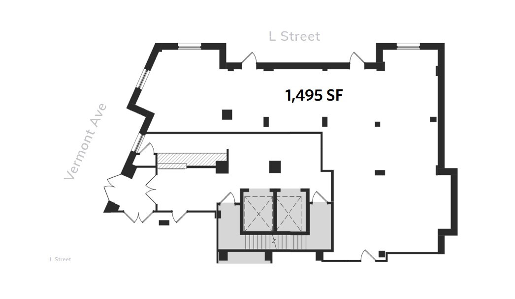 1029 Vermont Ave NW, Washington, DC à louer Plan de site– Image 1 sur 1