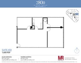 2800 S River Rd, Des Plaines, IL à louer Plan d’étage– Image 1 sur 1
