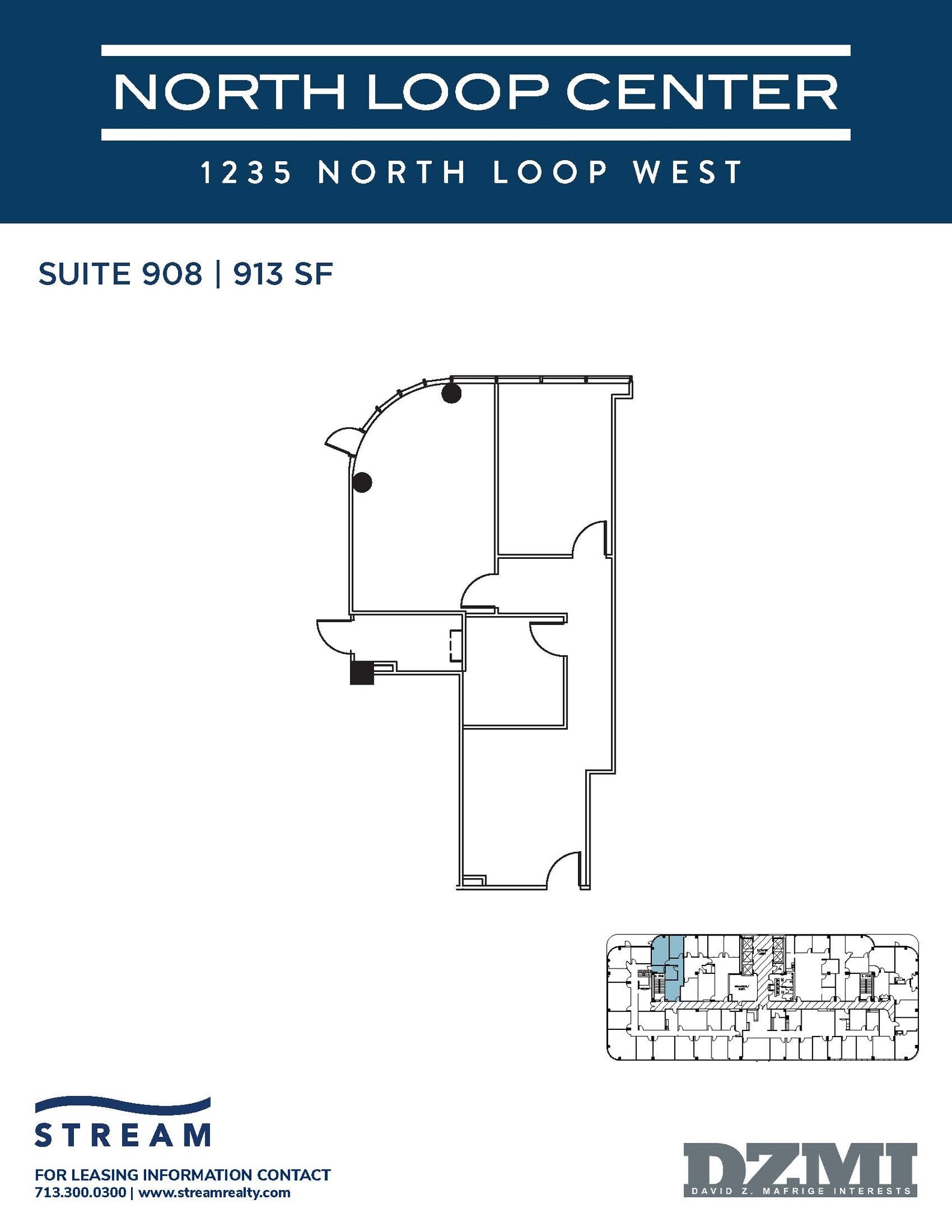 1235 North Loop W, Houston, TX à louer Plan d’étage– Image 1 sur 1