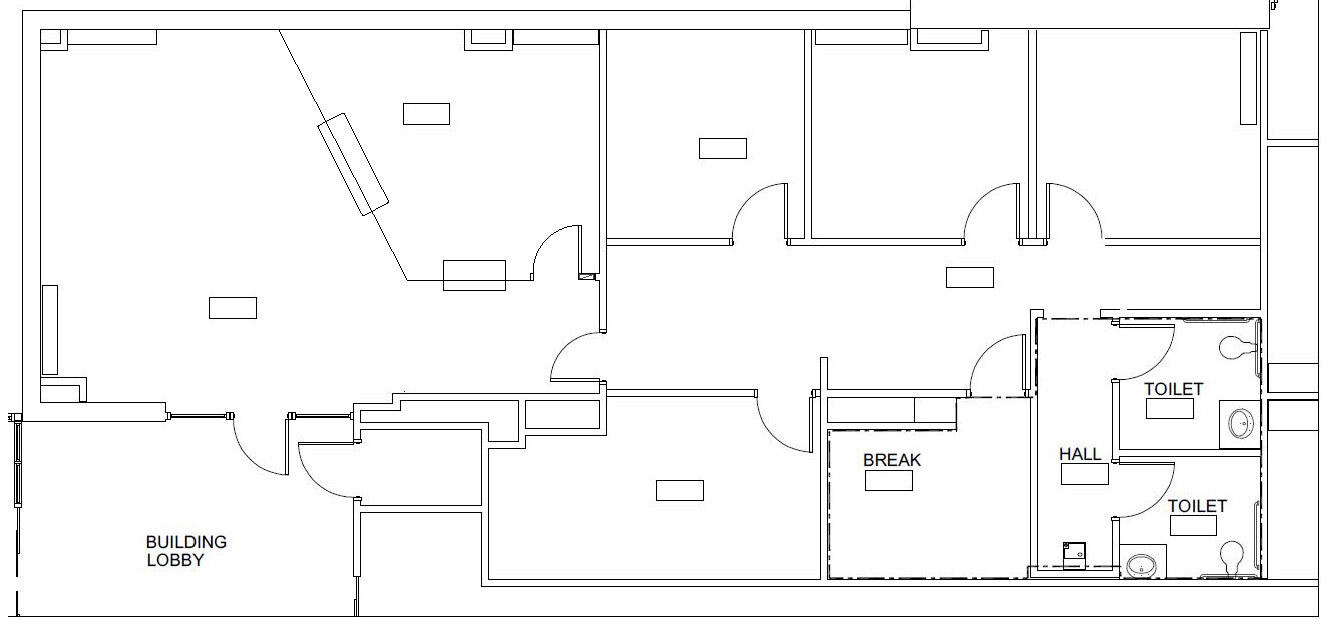 7601 Forest Ave, Richmond, VA à louer Plan d’étage– Image 1 sur 1