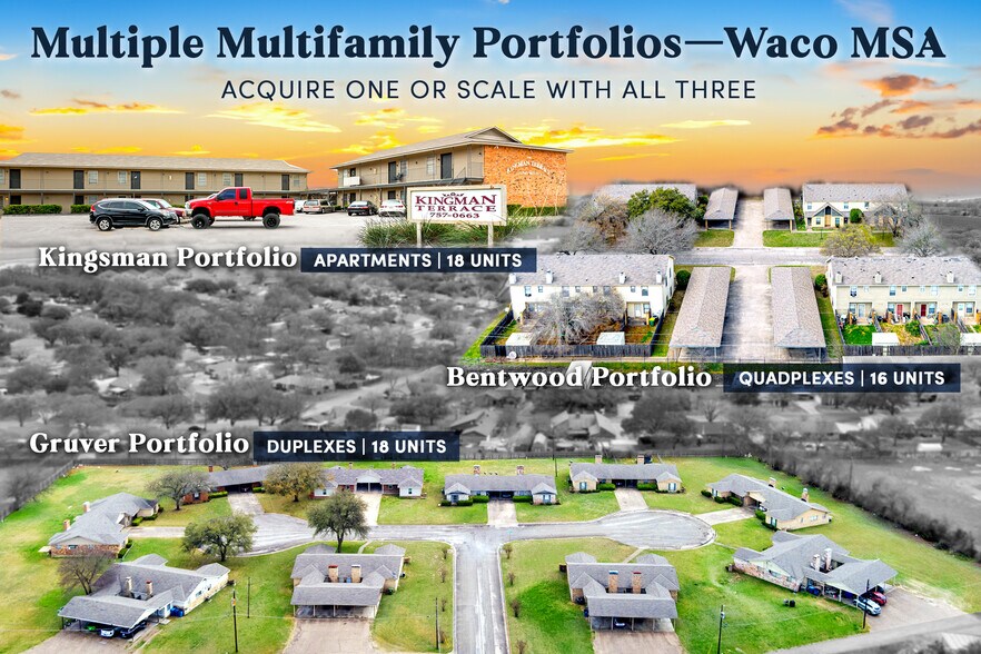 52 Multifamily Units in Waco Metroplex portefeuille de 3 biens à vendre sur LoopNet.fr - Photo de l’immeuble – Image 2 sur 74