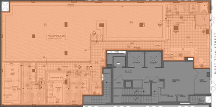 124 W 23rd St, New York, NY à louer Plan d’étage– Image 2 sur 7