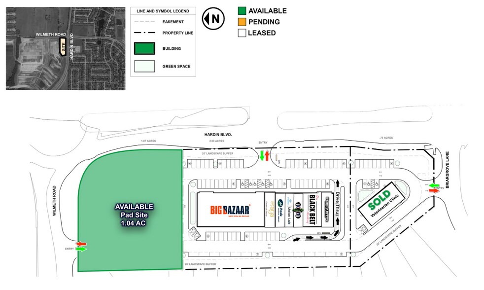 SWQ of Wilmeth Rd and Hardin Blvd, Mc Kinney, TX à louer - Photo de l’immeuble – Image 3 sur 10