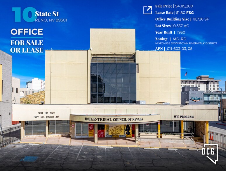 10 State St, Reno, NV à vendre - Photo de l’immeuble – Image 2 sur 10