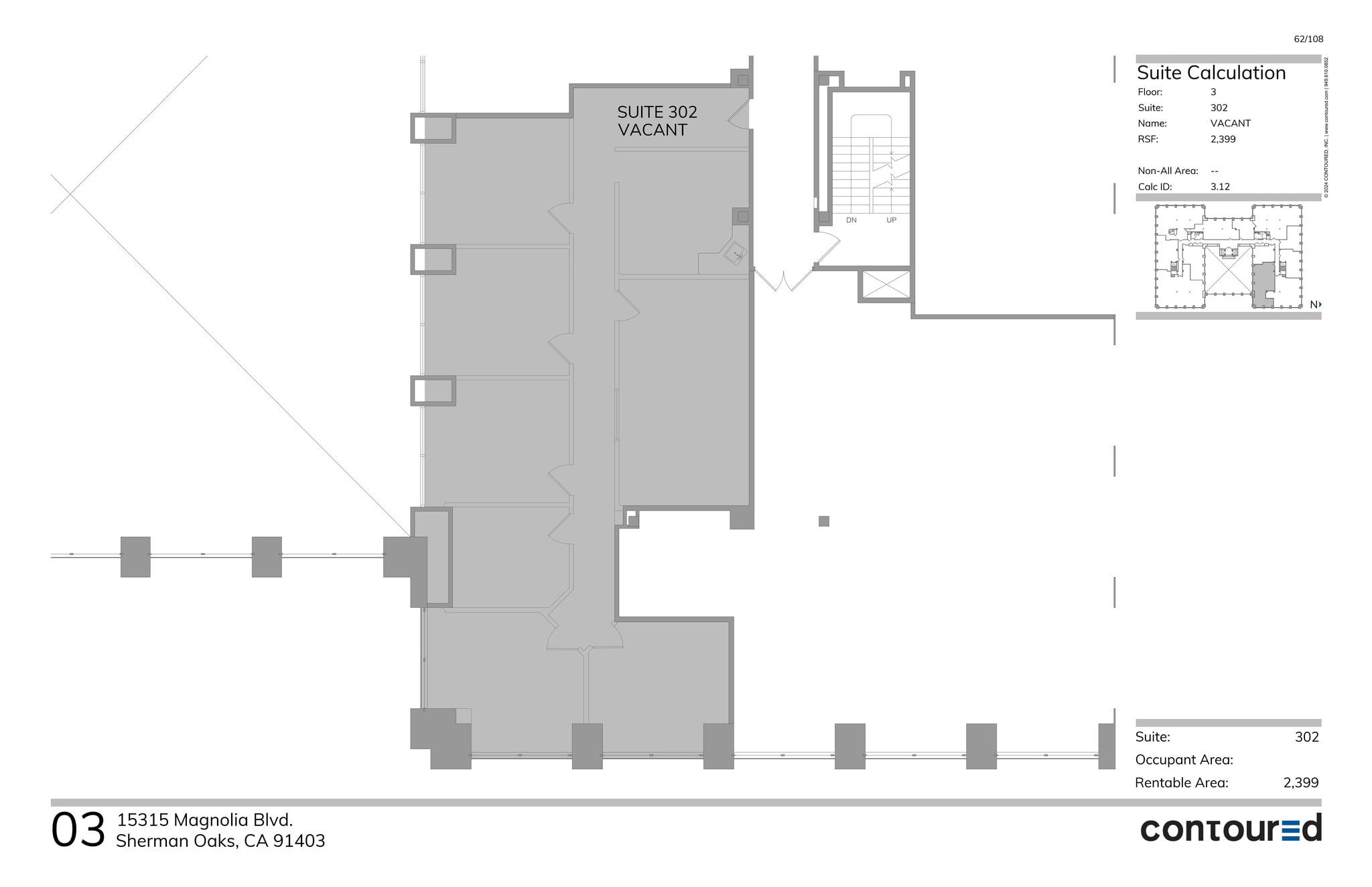 15315 Magnolia Blvd, Sherman Oaks, CA à louer Plan de site– Image 1 sur 1