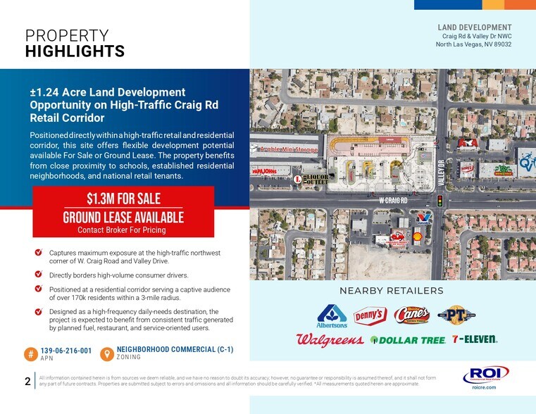4376 Craig rd, North Las Vegas, NV à vendre - Photo de l’immeuble – Image 2 sur 9