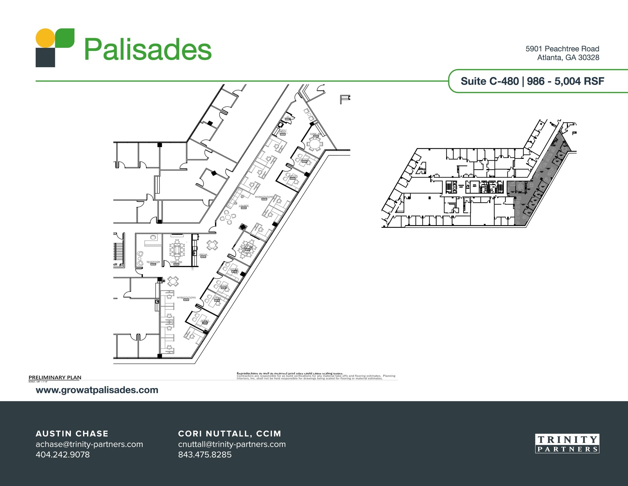 5901 Peachtree Dunwoody Rd NE, Atlanta, GA à louer Plan de site– Image 1 sur 1