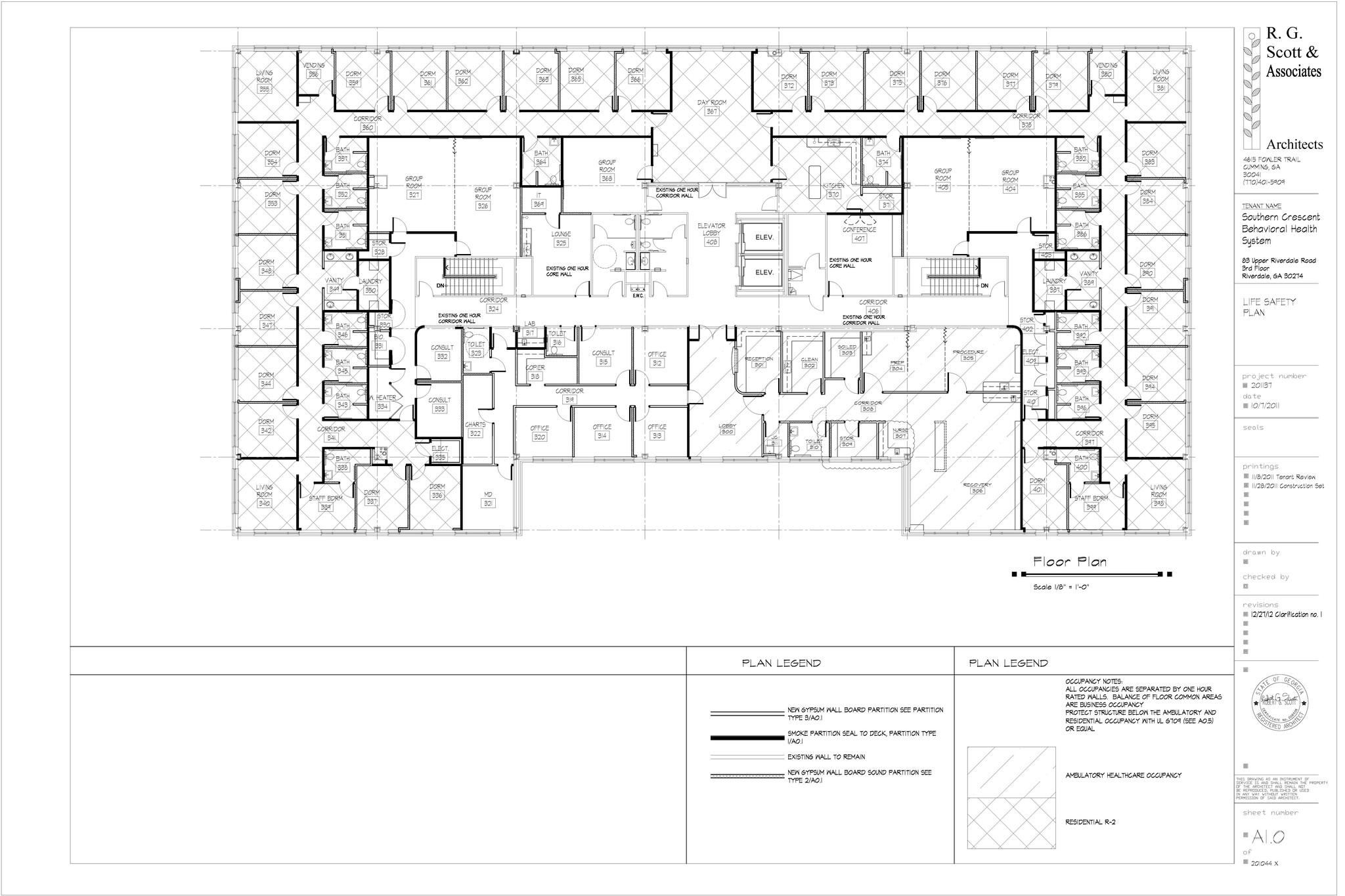 83 Upper Riverdale Rd SW, Riverdale, GA à louer Plan d’étage– Image 1 sur 2