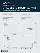 1712-1792 Little Orchard St, San Jose, CA à louer Plan d’étage– Image 2 sur 2