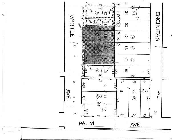 202-210 S Myrtle Ave, Monrovia, CA à vendre - Plan cadastral – Image 2 sur 7