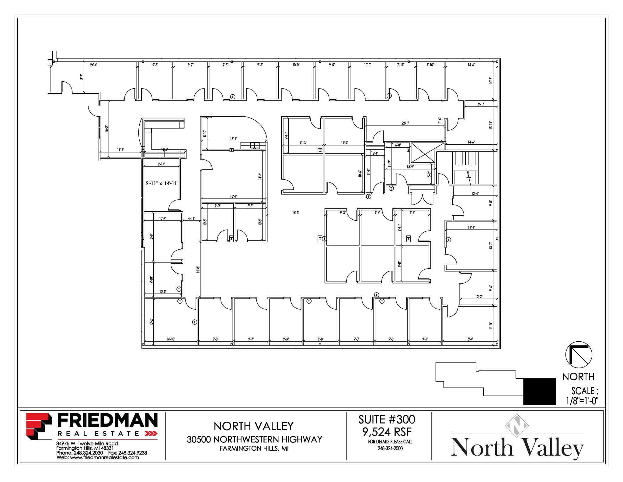 30500 Northwestern Hwy, Farmington Hills, MI à louer Plan d’étage– Image 1 sur 2