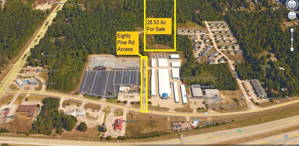 6118 Greenwood Rd, Shreveport, LA à vendre - Aérien – Image 1 sur 3