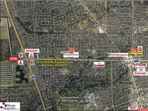 3410 W Hammer Ln, Stockton, CA - VUE AÉRIENNE  vue de carte