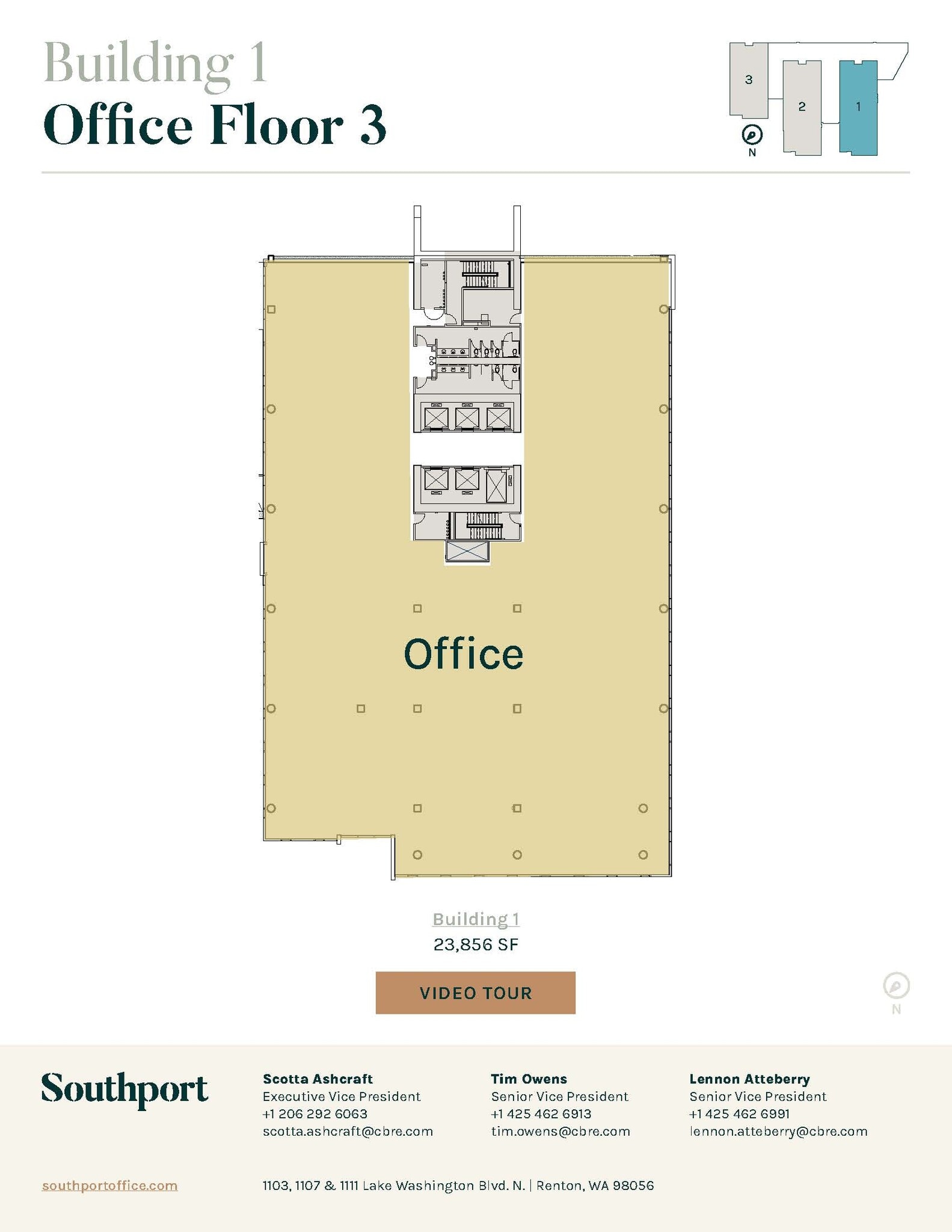 1103 Lake Washington Blvd N, Renton, WA à vendre Plan d’étage– Image 1 sur 1