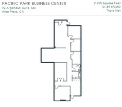 92 Argonaut, Aliso Viejo, CA à louer Plan d’étage– Image 1 sur 1