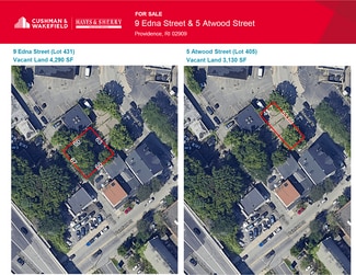Plus de détails pour 9 Edna St & 5 Atwood St, Providence, RI - Terrain à vendre