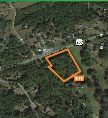 Rt 250, Charlottesville, VA à vendre - Aérien – Image 2 sur 2