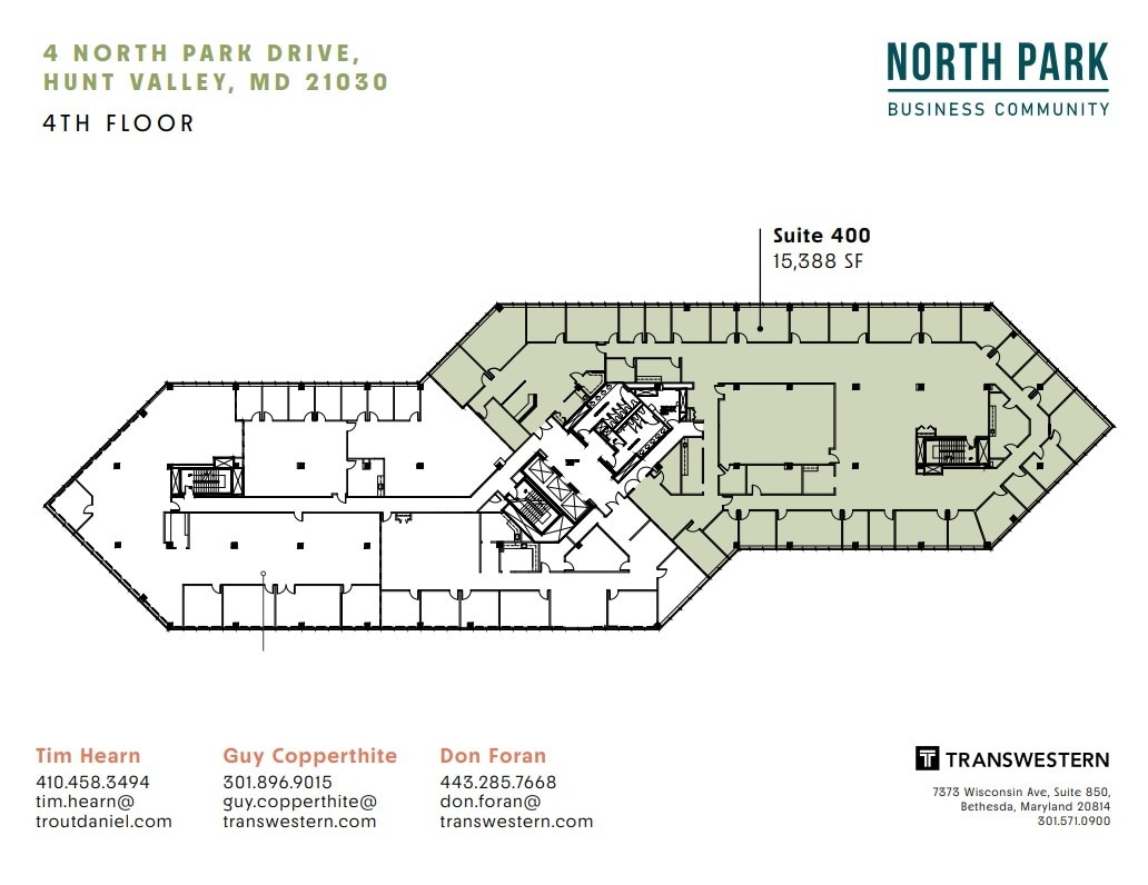 4 North Park Dr, Hunt Valley, MD à louer Plan d’étage– Image 1 sur 1