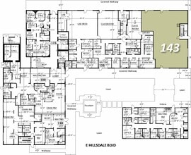 1291 E Hillsdale Blvd, Foster City, CA à louer Plan d’étage– Image 1 sur 1