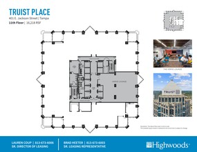 401 E Jackson St, Tampa, FL à louer Plan de site– Image 1 sur 1