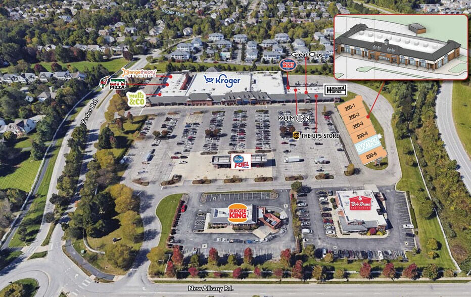 5125-5211 New Albany Rd, New Albany, OH à louer - Photo de l’immeuble – Image 1 sur 3