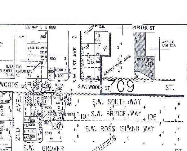 10 SW Porter St, Portland, OR à vendre - Plan cadastral – Image 2 sur 6