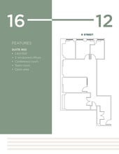 1612 K St NW, Washington, DC à louer Plan d’étage– Image 1 sur 1